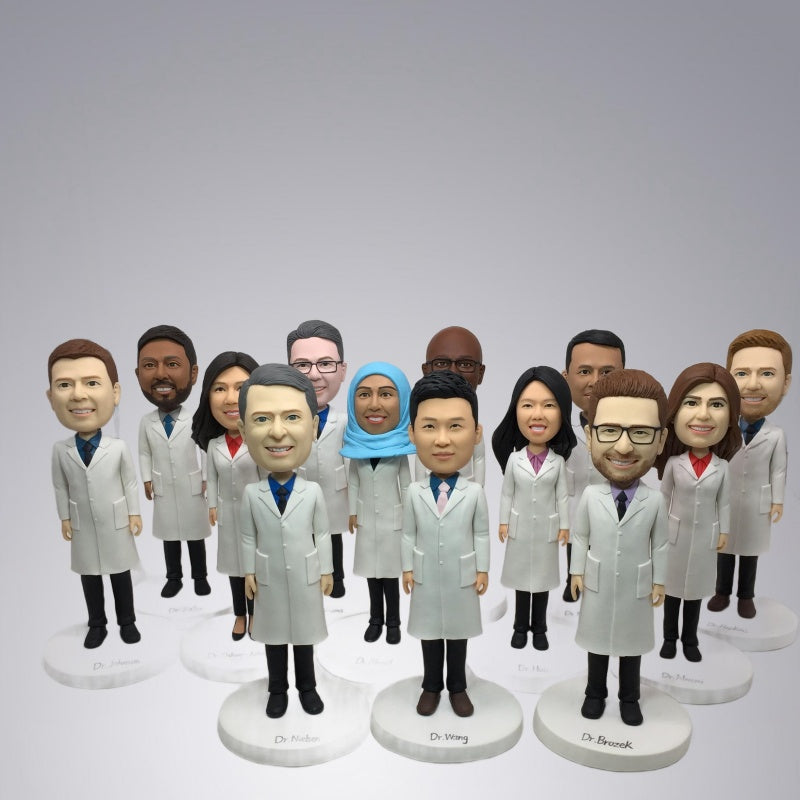 Custom Bobblehead collectible figurine Doll Gift For Your Doctor Family