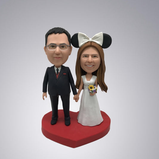 Unique Collectible Bobbleheads for Bride and Groom