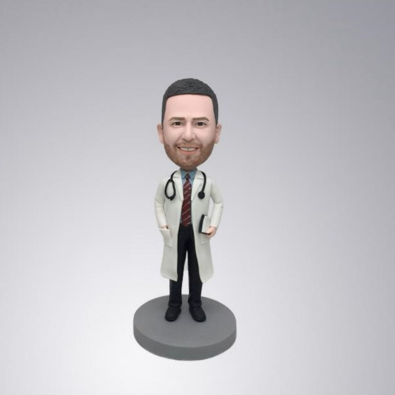 Fully Customized Single 1person Bobblehead Gift For Him- Doctor